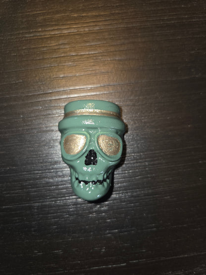 Painted Skull Art with magnet back