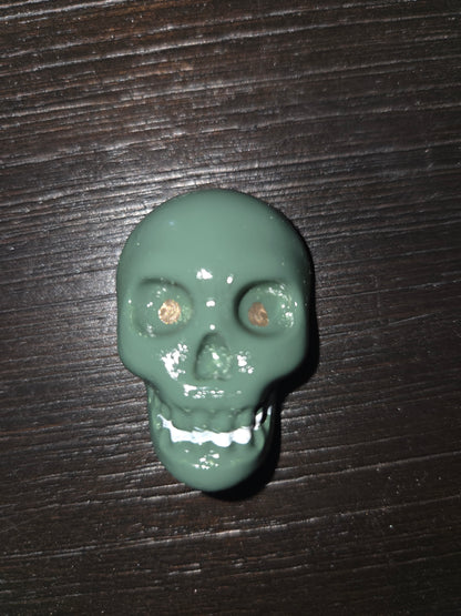 Painted Skull Art with magnet back