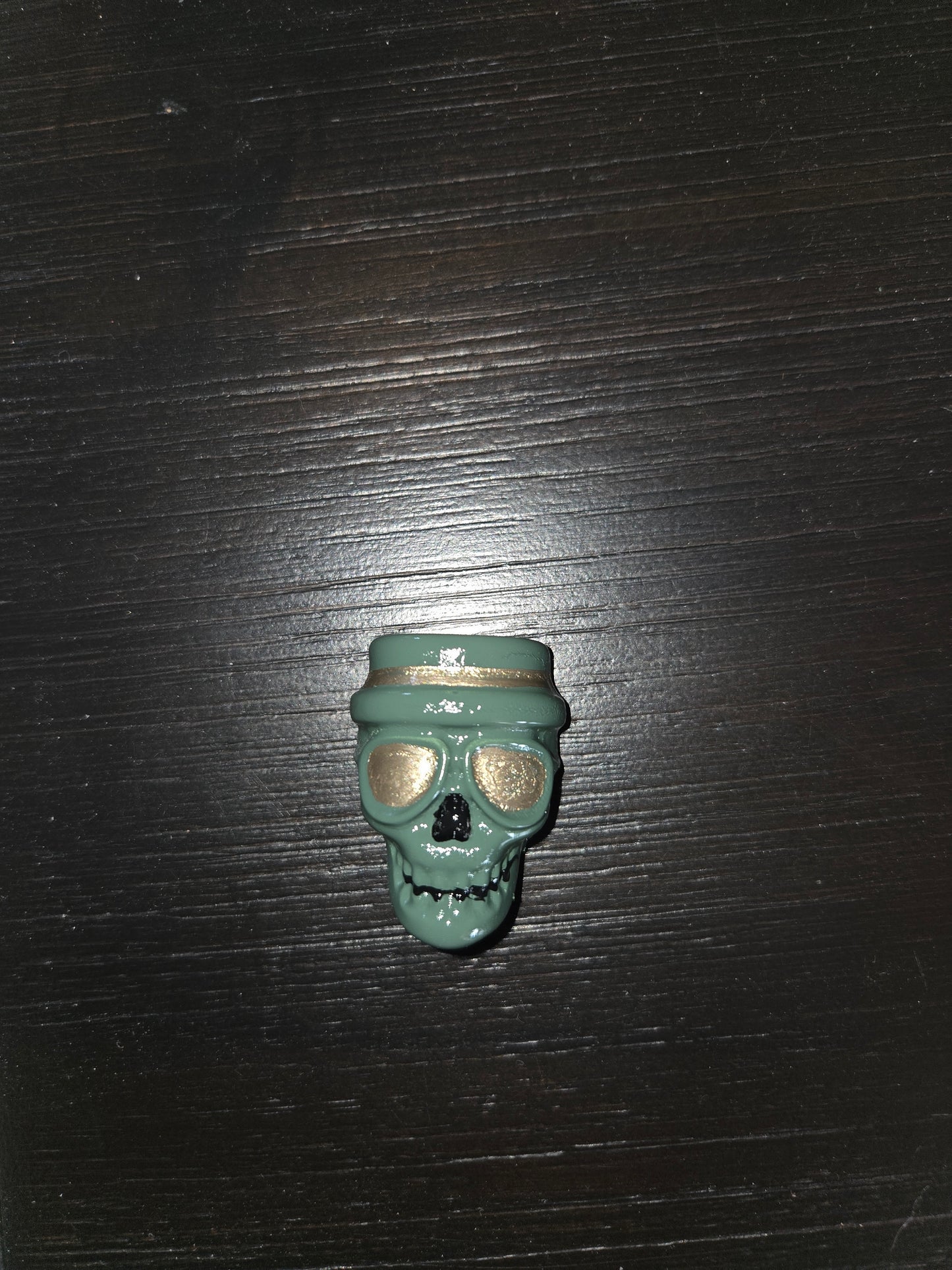 Painted Skull Art with magnet back