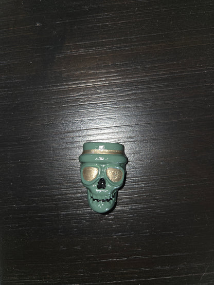 Painted Skull Art with magnet back